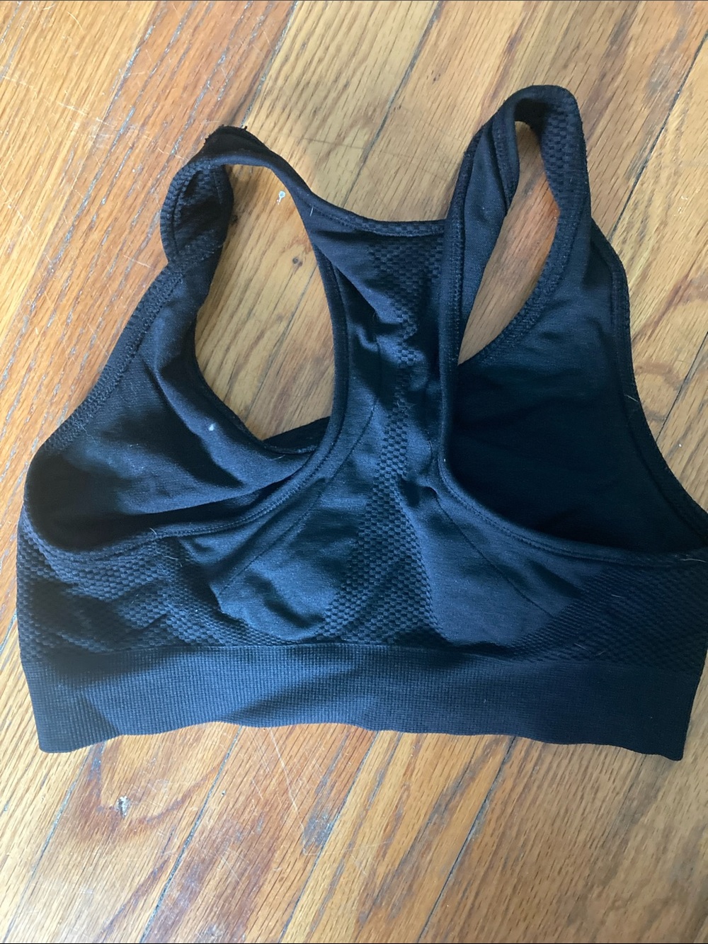 Bundle of 2 Champion Black Racerback Seamless Sports Bras - Picture 2 of 3